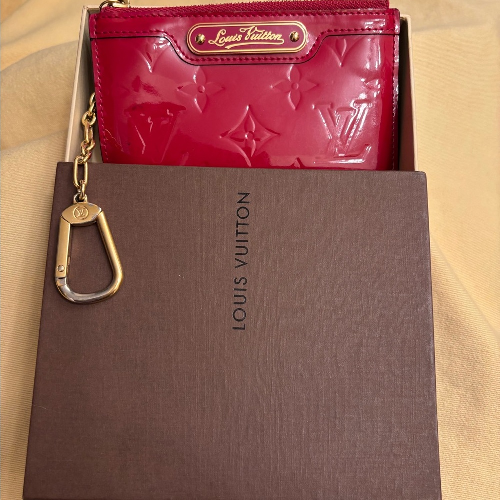 Louis Vuitton Shiny Cherry Monogram Card and Coin case.